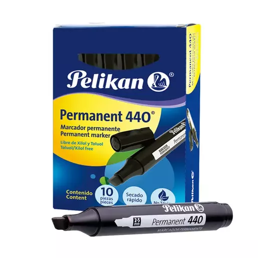 MARCADOR PERMANENTE GRUESO PELIKAN 440 NEGRO