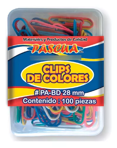 CLIPS PASCUA STANDARD COLORES C100