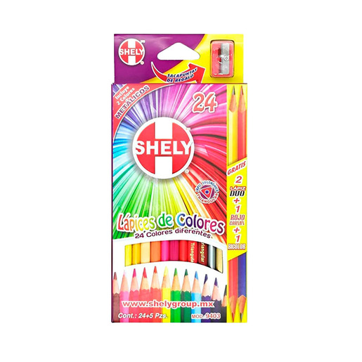 COLORES TRIANGULARES SHELY 24+2L