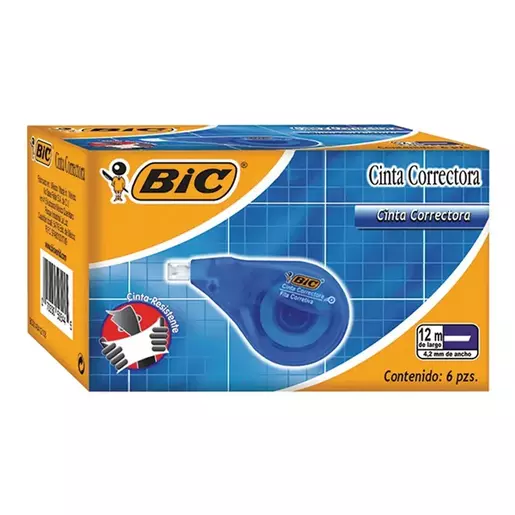 CORRECTOR CINTA BIC 12M