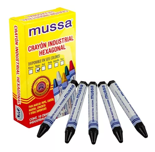 CRAYON MAESTRO HEXAGONAL MUSSA  NEGRO