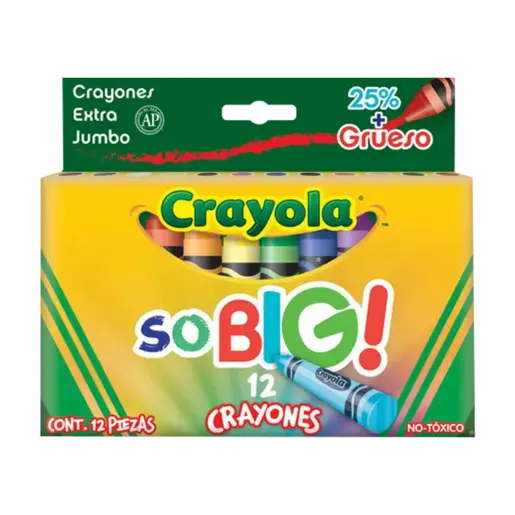 CRAYON REDONDO JUMBO CRAYOLA  CJ12