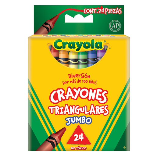 CRAYON TRIANGULAR GRUESO CRAYOLA CJ24