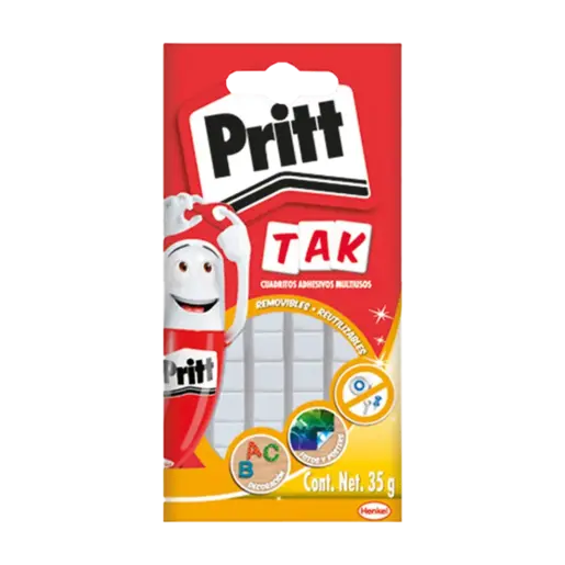 CUADRITOD ADHESIVOS PRIT TAK 50 35GR BL