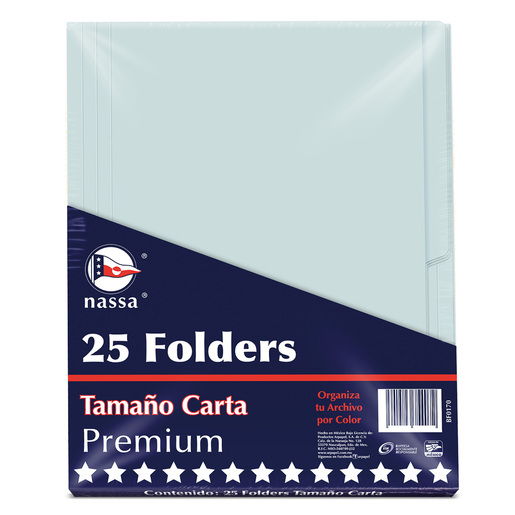 FOLDER CARTA ECO NASSA AZUL 