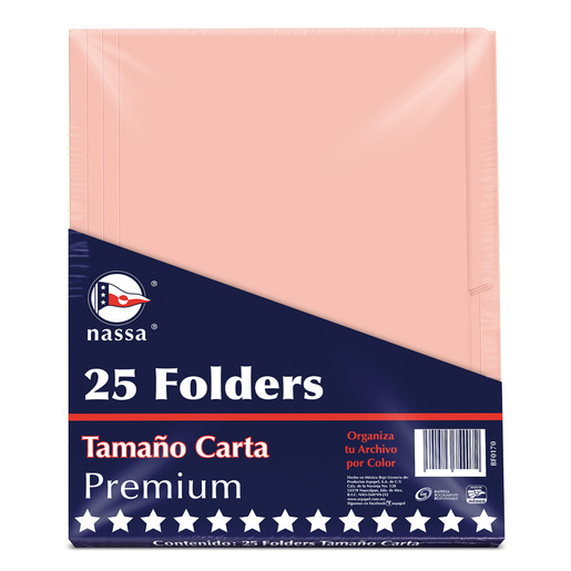 FOLDER CARTA ECO NASSA ROSA