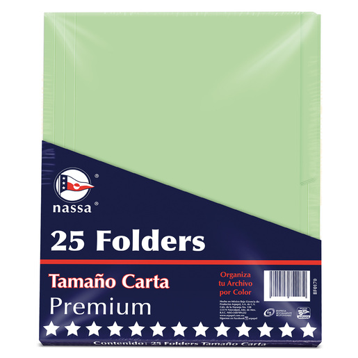 FOLDER CARTA ECO NASSA VERDE