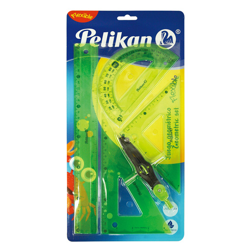 JUEGO DE GEOMETRIA GRANDE PELIKAN IRROMPILE  CT5