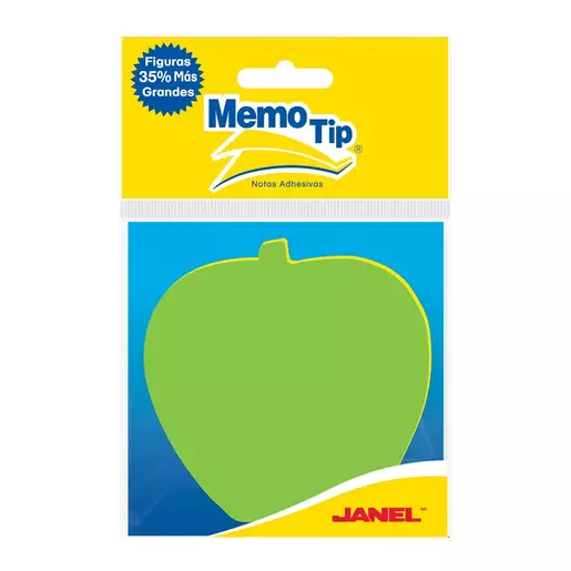 NOTAS ADHESIVAS MEMOTIP FIG  MANZANA 50HJ