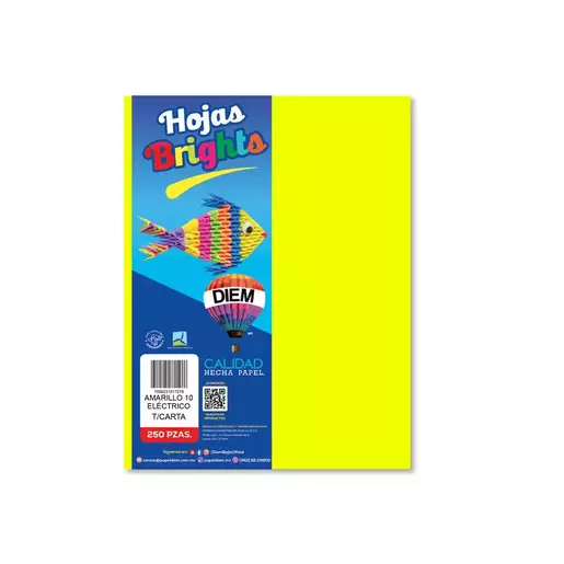 PAPEL BRIGHT DIEM CARTA AMARILLO