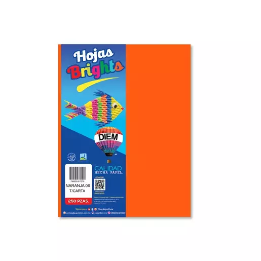 PAPEL BRIGHT DIEM CARTA NARANJA