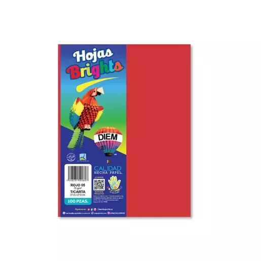 PAPEL BRIGHT DIEM CARTA ROJO