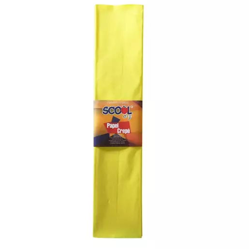 PAPEL CREPE AMARILLO CANARIO SCOOL