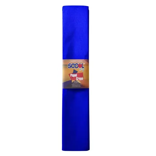 PAPEL CREPE AZUL REY SCOOL