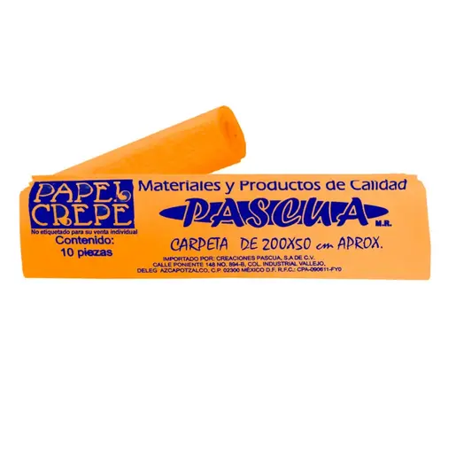 PAPEL CREPE  NARANJA