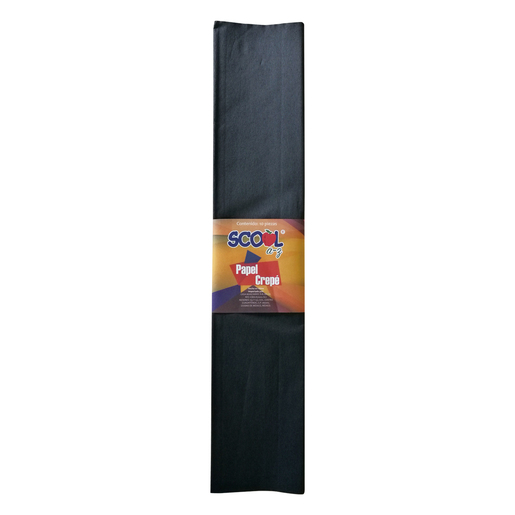 PAPEL CREPE NEGRO SCOOL