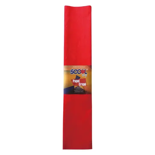 PAPEL CREPE ROJO CARMIN SCOOL 