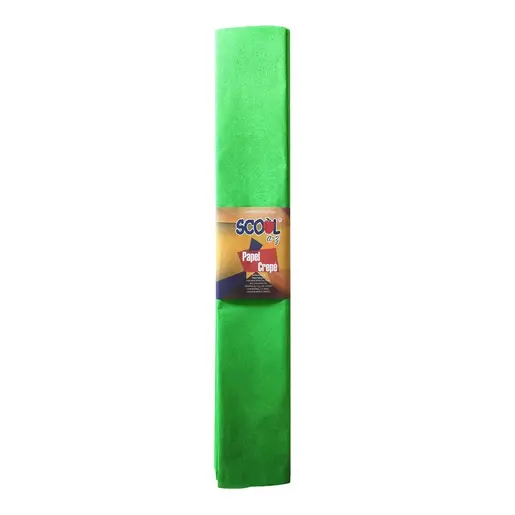 PAPEL CREPE VERDE SCOOL