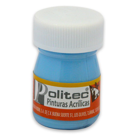 PINTURA ACRILICA POLITEC AZUL PASTEL 20M