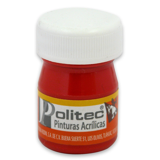 PINTURA ACRILICA POLITEC ROJO 20M