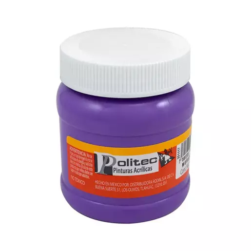 PINTURA ACRILICA POLTEC 250ML 334 MORADO