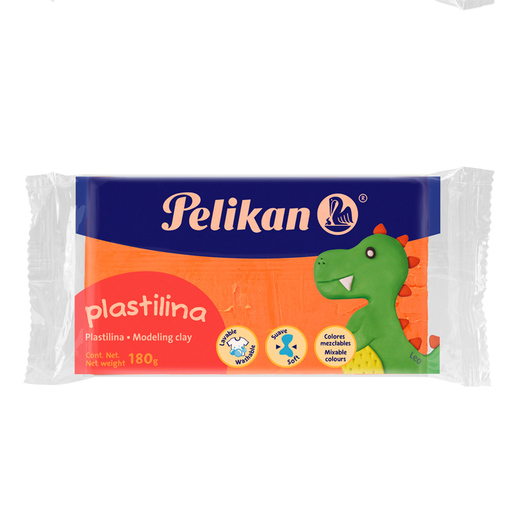 PLASTILINA MAQUETA PELIKAN 180G NARANJA