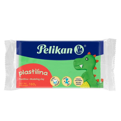 PLASTILINA MAQUETA PELIKAN 180G VERDE CLARO