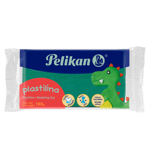 PLASTILINA MAQUETA PELIKAN 180G VERDE OSCURO