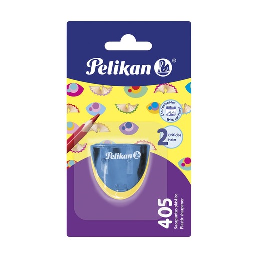 SACAPUNTA PLASTICO DOBLE PELIKAN BL1