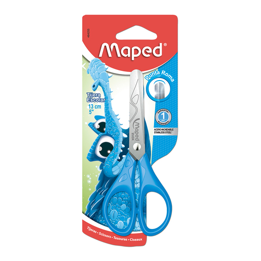 TIJERA ESCOLAR PUNTA ROMA MAPED 13 CM ESSENCIAL