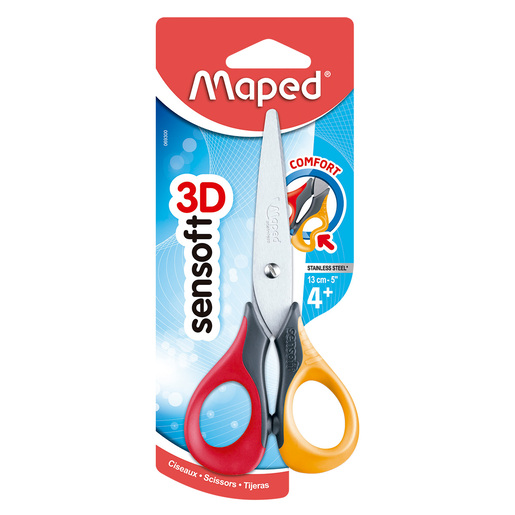 Tijera Maped Mango Flexible Sensoft 13 Cm