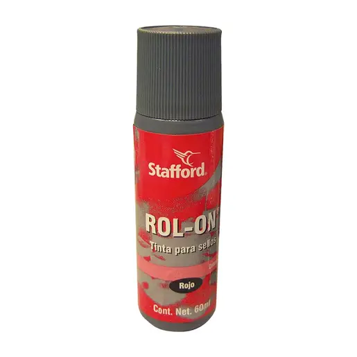 TINTA PARA SELLO STAFFORD 60ML ROJO